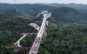 Nanchang-Jiujiang Intercity Railway Construction