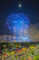 Fireworks Display To Celebrate The National Day