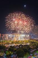 Fireworks Display To Celebrate The National Day