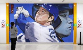 Ohtani mural in his hometown