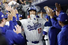 Baseball: Wild Card Series between Reds and Dodgers