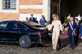 Royal Couple pays working visit to Occitanie - Toulouse