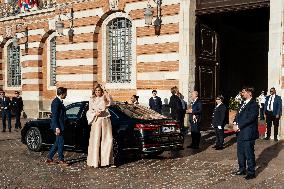 Royal Couple Pays Working Visit To Occitanie - Toulouse