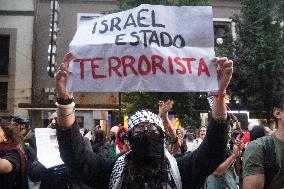 Protest To Demand a Diplomatic Break With Israel - Mexico