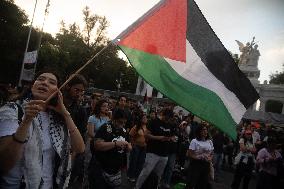 Protest To Demand a Diplomatic Break With Israel - Mexico