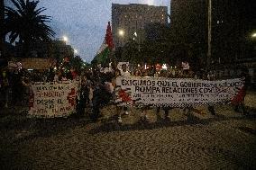 Protest To Demand a Diplomatic Break With Israel - Mexico