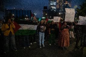 Protest To Demand a Diplomatic Break With Israel - Mexico