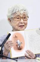 Abductee Megumi Yokota's mother meets press