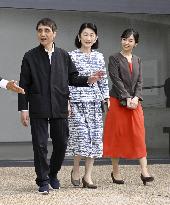 Crown princess visits museum on art island