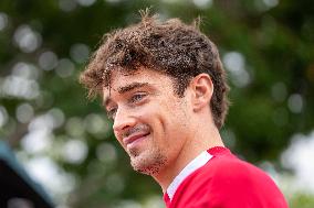 Charles Leclerc attending Formula 1 Singapore Airlines Singapore Grand Prix
