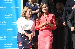 Queen Letizia Presides UNICEF Awards In Madrid - Spain