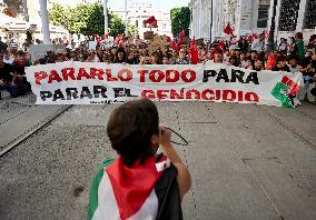 Student Union Demonstration in Support of Palestine - Spain