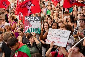 Student Union Demonstration in Support of Palestine - Spain