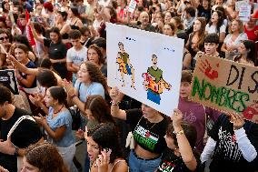 Student Union Demonstration in Support of Palestine - Spain