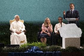 Pope Leo XIV At Conference ‘Raising Hope for Climate Justice’ - Italy