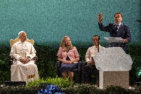 Pope Leo XIV At Conference ‘Raising Hope for Climate Justice’ - Italy