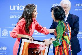 Queen letizia At UNICEF Awards 2025 - Madrid