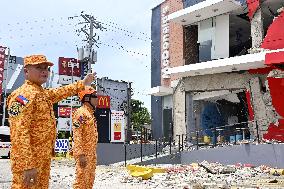 Earthquake in central Philippines