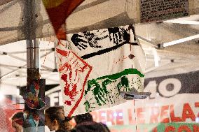 Live Video of The Global Sumud Flotilla - Rome