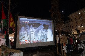 Live Video of The Global Sumud Flotilla - Rome