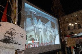 Live Video of The Global Sumud Flotilla - Rome