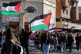 Student Demonstration in Support of Palestine - Italy
