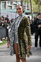 PFW Rabanne Outside Arrivals