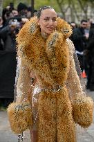 PFW Rabanne Outside Arrivals