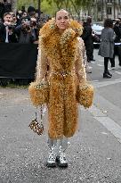 PFW Rabanne Outside Arrivals