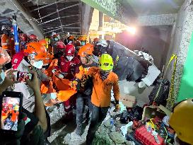 Dozens Feared Dead in School Collapse - Indonesia