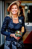 Queen Maxima Visits Hotel Management School Maastricht - Netherlands