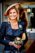 Queen Maxima Visits Hotel Management School Maastricht - Netherlands