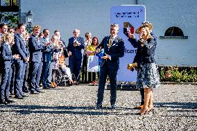 Queen Maxima Visits Hotel Management School Maastricht - Netherlands