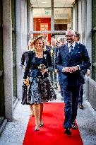 Queen Maxima Visits Hotel Management School Maastricht - Netherlands