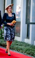 Queen Maxima Visits Hotel Management School Maastricht - Netherlands