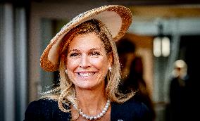Queen Maxima Visits Hotel Management School Maastricht - Netherlands
