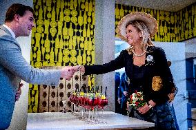 Queen Maxima Visits Hotel Management School Maastricht - Netherlands