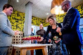 Queen Maxima Visits Hotel Management School Maastricht - Netherlands