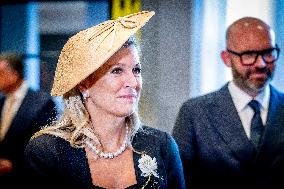 Queen Maxima Visits Hotel Management School Maastricht - Netherlands