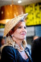 Queen Maxima Visits Hotel Management School Maastricht - Netherlands
