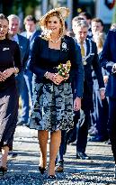 Queen Maxima Visits Hotel Management School Maastricht - Netherlands