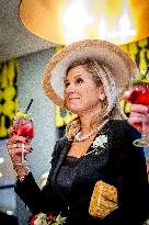 Queen Maxima Visits Hotel Management School Maastricht - Netherlands