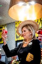 Queen Maxima Visits Hotel Management School Maastricht - Netherlands