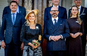 Queen Maxima Visits Hotel Management School Maastricht - Netherlands