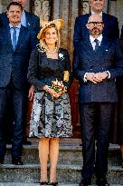 Queen Maxima Visits Hotel Management School Maastricht - Netherlands