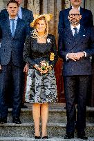 Queen Maxima Visits Hotel Management School Maastricht - Netherlands