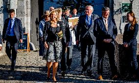 Queen Maxima Visits Hotel Management School Maastricht - Netherlands