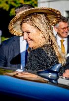 Queen Maxima Visits Hotel Management School Maastricht - Netherlands