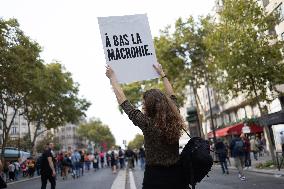 Protest for social justice measures - Paris