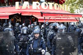 Protest for social justice measures - Paris